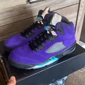 Alternate Grape Jordan 5’s